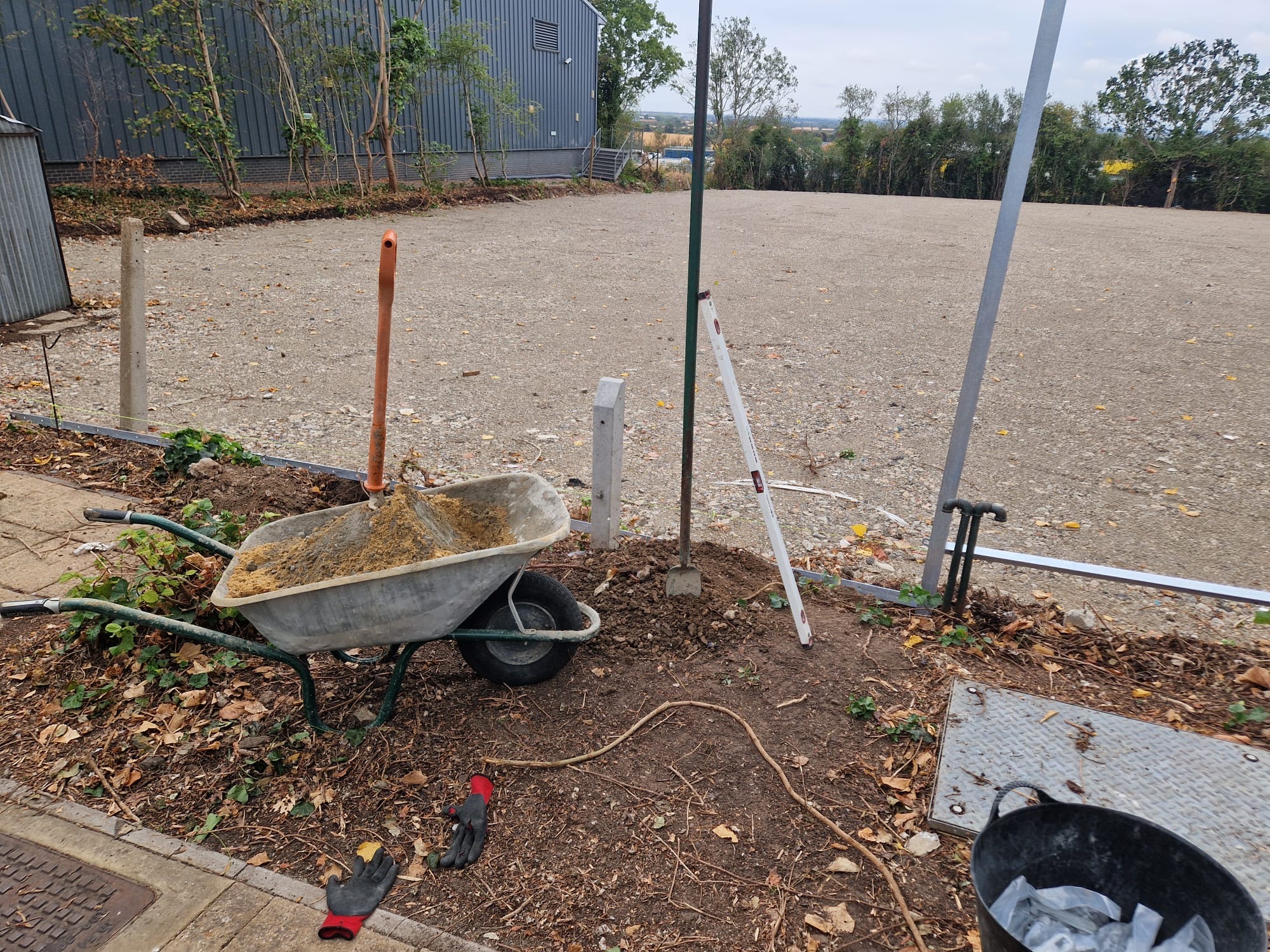 Groundwork underway at the Virgin Active Clearview boundary